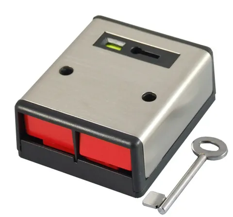 Double Stainless Steel Surface Panic Button