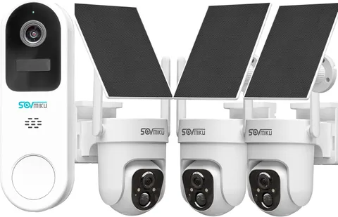 Vicohome 2K AI Video Doorbell &Solar Security Camera Wireless Outdoor, Color Nig