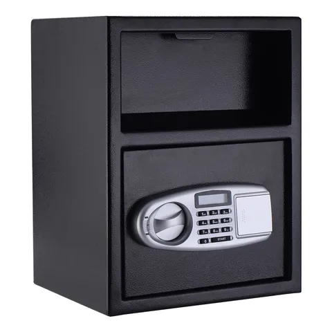 Topbuy Topnuy Digital Safe Box Lockable Case for Deposit Cash Vault Jewelry