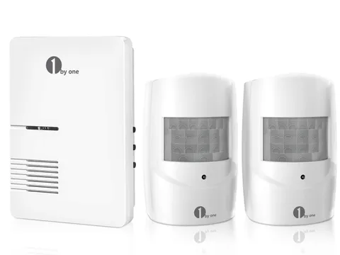 1byone Driveway Alarm, Home Security Alert System with 36 Melodies, 1 Plug-in...