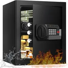 2.0 Cuft Security Safes Home Use Fire & Water Proof Steel Safe Box Home