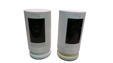 Lot of 2 Ring Stick Up Cam 5UM7E5 3rd Gen In/Outdoor Battery Security Camera
