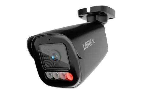 Lorex Connect X5 4K PoE Bullet Camera with AI Color Night Vision - White/Black