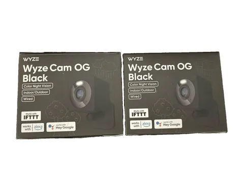 Wyze Cam OG 1080p Color Night Vision Spotlight Motion Black Wi-Fi Smart  2