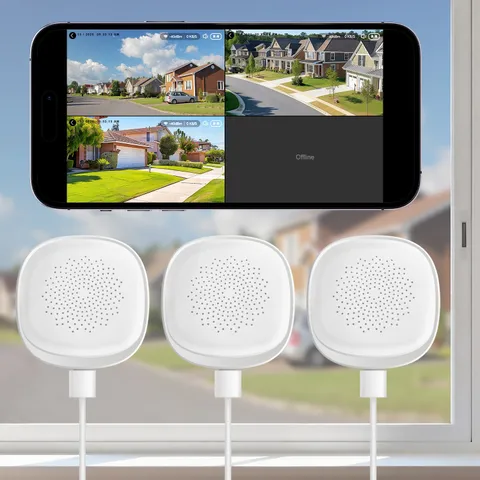 2.4G & 5G Dual Band WiFi 2K 4MP Indoor Security Camera, Easy  Install,3 Pack
