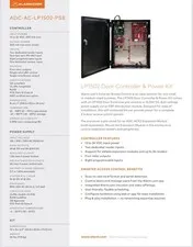 ADC-AC-LP1502-PSE Two Door Controller & Power Kit