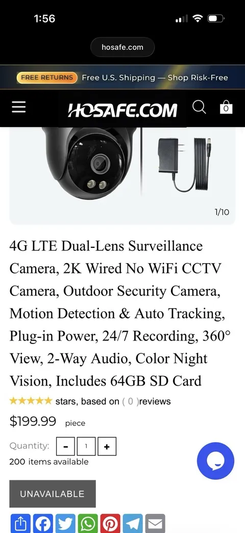 New 4G LTE Wired Security Camera
