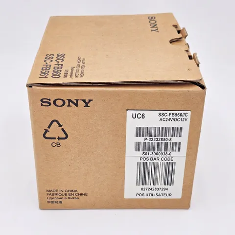 Sony SSC-FB560 Color Video Fixed Box CCTV Security Camera 700 TVL NTSC