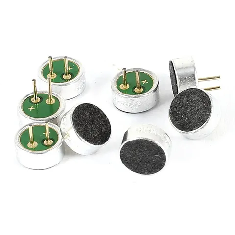 8 Pcs Welding Condenser Electret Microphone Pick-up 6mm x 2.7mm