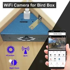 CAMNSMART WiFi Bird Box Camera 4MP HD Night Vision Tuya Smart Life App