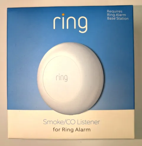 Ring Smoke/CO Detector Listener for Ring Security Alarm New/Sealed BOX