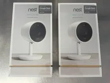 2-pack SEALED Nest Cam IQ Indoor Security Camera 1080p HDR Wi‑Fi White NC3100US