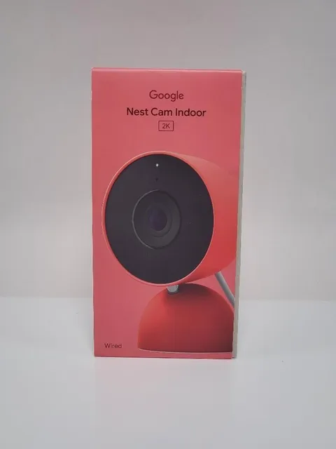 Google Nest Cam Indoor 3rd Gen Wired 2K Security Camera Berry