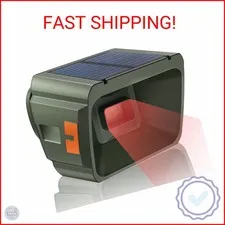 Chtoocy 1/2 Mile Long Range Solar Wireless Driveway Alarm Outdoor Weather Resist