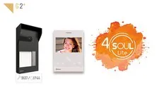 Golmar 4'' 1L Soul Anti-Vandal 2-Wire Video Door Phone Kit with Monitor