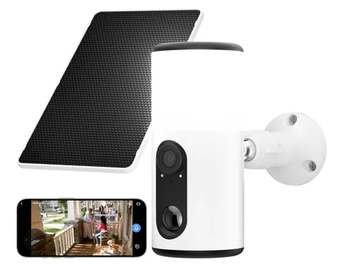 ARCCTV F2 4MP 2K Solar Floodlight Security Camera Wireless WiFi Outdoor NIB