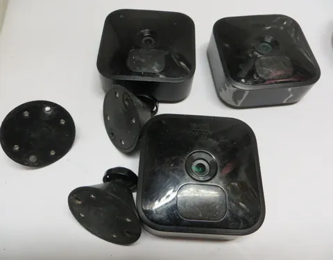 Lot of 3 Blink BCM00400U Add-On Indoor/Outdoor Security Camera Untested AS IS
