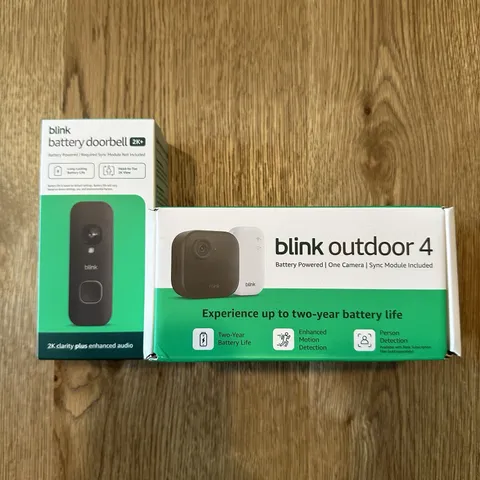 BRAND NEW - Blink Outdoor 4 Camera + Sync Module + Doorbell