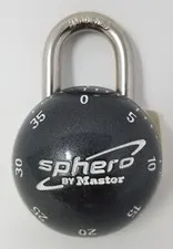 Master Lock Sphero Spinner Combination Padlock Combo Lock Black Works
