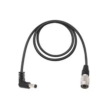 36 Inch DC 5525 To Hirose 4 Pin Male Right Angle Power Cable Blackmagic Cinema