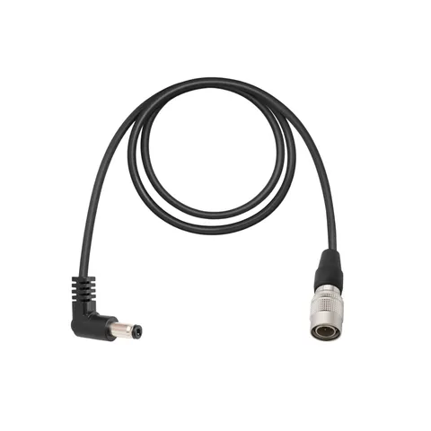 36 Inch DC 5525 To Hirose 4 Pin Male Right Angle Power Cable Blackmagic Cinema