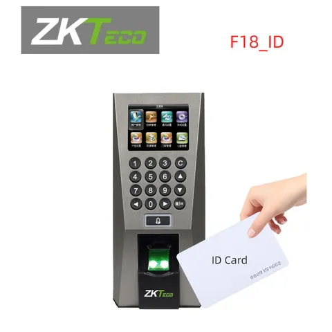 ZKTeco F18 TCP/IP ID Fingerprint Door Access Control Time Attendance