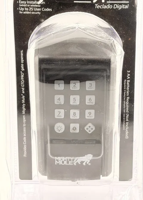 Mighty Mule Wireless Digital Keypad FM137 Black 25