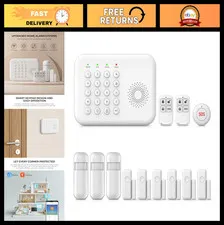 Wireless Home Security System, DIY Burglar Alarm Kit, Smart Alarm with Sensors,