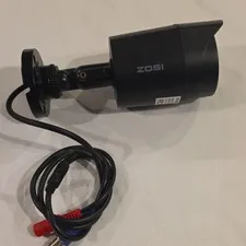 ZOSI ZG1062B Bullet CCTV Camera B&W Night Vision BNC Wired 12V Black