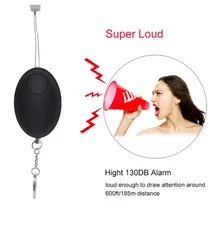 Cheap Self Defense Alarm 120dB Egg Shape Girl Women Security Protect Alert