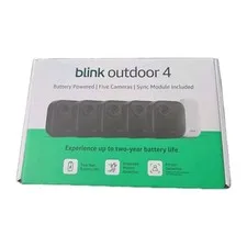 BRAND NEW BLINK Outdoor 4 (4th Gen) 5-Camera Security System w/ Sync Module Core