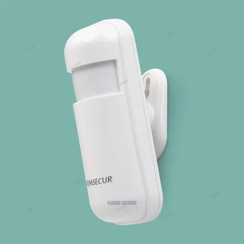 Homsecur Pir Motion Sensor Wireless Passive Motion Detector Alarm 433MHz White