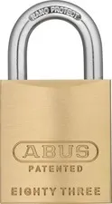 ABUS 83/45-200 S2 1-7/8 In. Rekeyable Brass Padlock, Kwikset Keyway