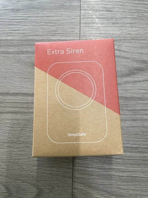 SimpliSafe Extra Siren 105dB ( WS3 ) - Indoor / Outdoor Ships Free NEW in Box