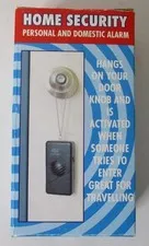 Home Security Personal & Domestic Alarm Great for Travelers - Hangs On Door Knob