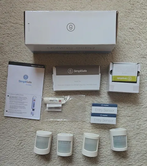 SimpliSafe Gen 2 Home Security System Bundle - Upgraded 4G Cellular Base + Parts