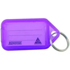 NEW 50x Kevron ID5 Key Tags Light Purple Lilac Bag + Paper Insert