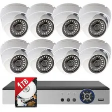 Evertech 8 Channel Security Surveillance Camera DVR System Home Office CCTV 1TB