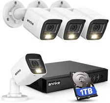 8CH 2MP Security Camera System, 8 Channel H.265+ DVR Recorder, AI Human/Vehicle
