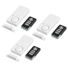 Wireless Anti-Theft Remote Control Door Window Security Alarm Magnetic Sensor 3x