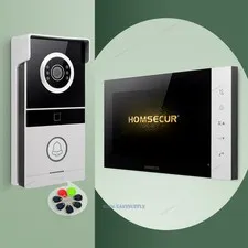 HOMSECUR HD Video Door Phone Intercom Doorbell Night Vision Monitoring Security