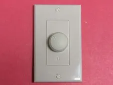 (1) Almond Russound Knob & Wall Plate for Impedance Matching Volume Control