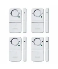 SABRE HS-DWA4  Wireless Home Security Door Window Burglar Alarm w 120 dB Siren