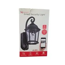 Maximus Video Security Camera & Outdoor Light SPL11-07A1W4-BKT New