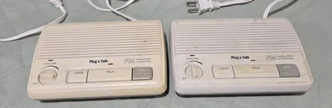 Vintage Radio Shack 3 Channel Lot Of 2  Wireless Intercoms 43-219 For Parts.