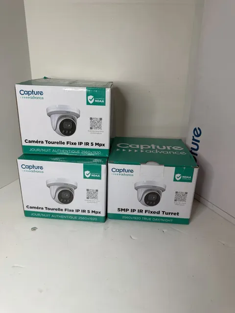 Capture Advance R2-5MPFXTUR 5MP Turret Security Camera System With 2TB NVR
