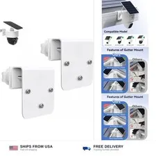 2 Pack Gutter Mount Bracket for Eufy Security SoloCam S340/E30/E42 and 4G LTE...