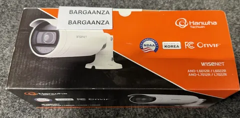 *NEW Wisenet ANO-L6022R 2MP Network Camera Bullet White IP66 4MM