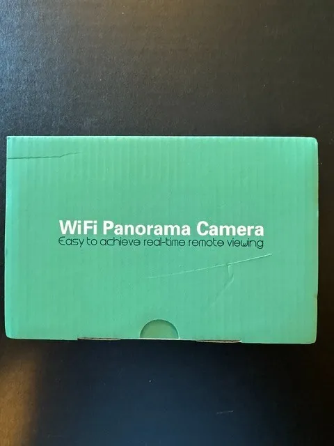 Remote WiFi Panorama Camera HD Smart Camera 360 Degree Real Time Viewing - NEW