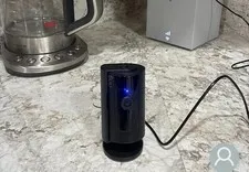 Ring Indoor Cam, Home or business security in 1080p HD video, Black - USED